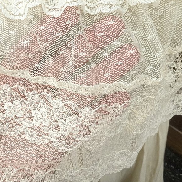 VINTAGE WEDDING - 1970s Vintage Gunne Sax by Jessica McClintock Size 5 Natural - Picture 15 of 15